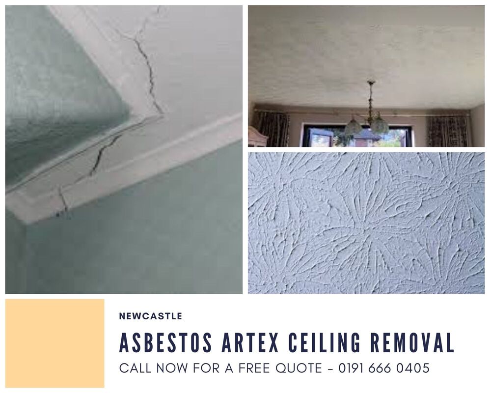 asbestos texture coating removal Newcastle Gateshead North Tyneside 01916660405 asbestos artex ceiling removal
