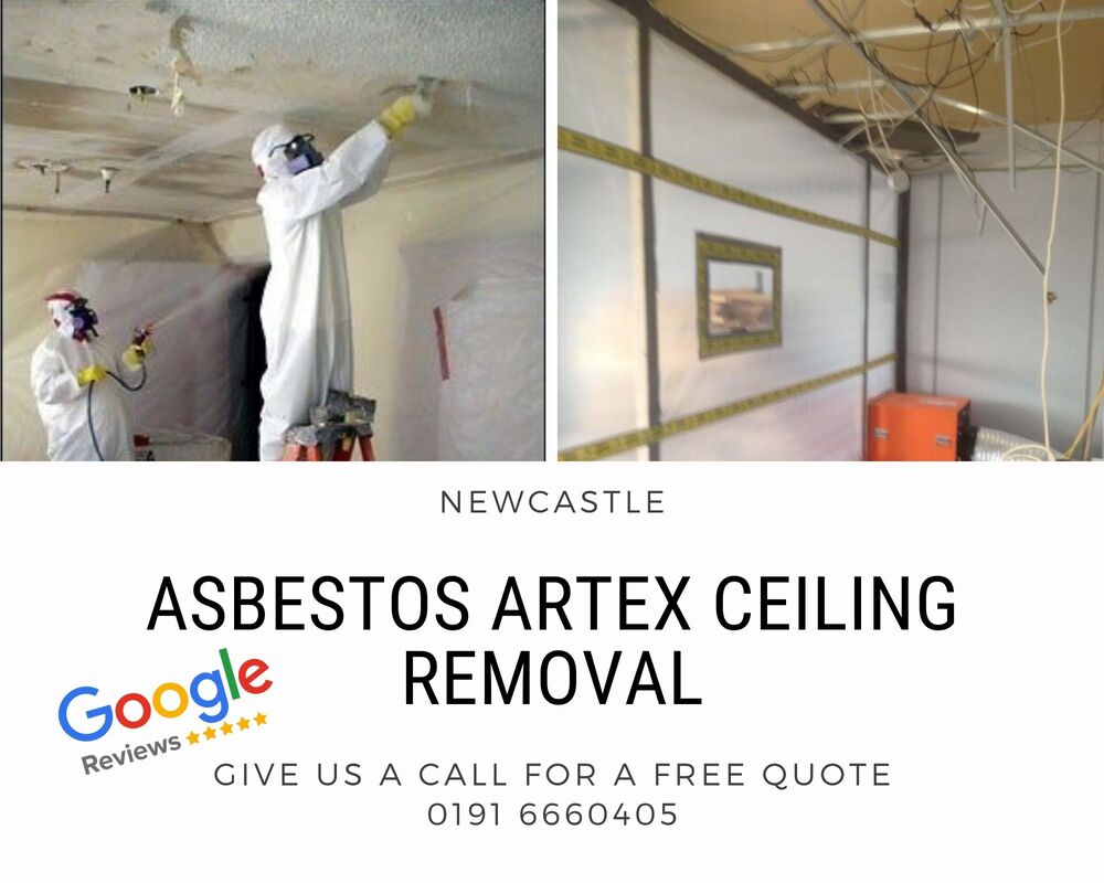 asbestos artex ceiling removal Newcastle 01916660405