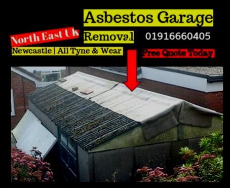 asbestos roof removal newcastle- newcastle asbestos removal rd newcastle asbestos roof removal asbestos garage roof removal near me Newcastle Tyne & Wear North East UK 01916660405